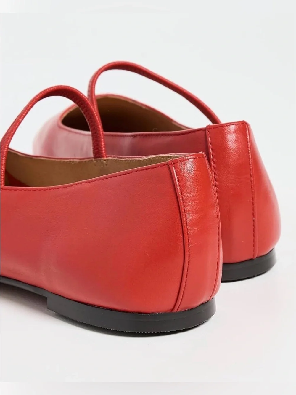 Madewell Greta ballet flats in Scarlet/Kilt Red, size 8 - Picture 7 of 10